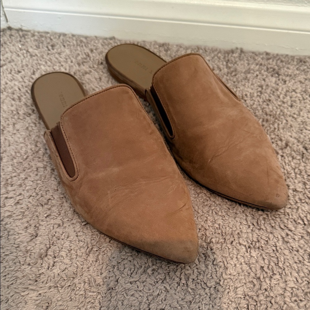 Jenni Kayne Tan Suede Mules